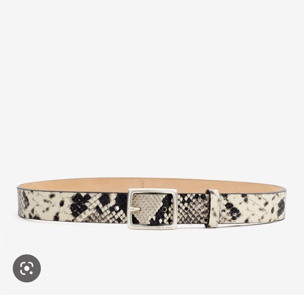 Rag & Bone NWT Snakeskin XS Mini League Belt